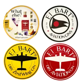 EL BART Gin-Deckel-Set | 4 Stück