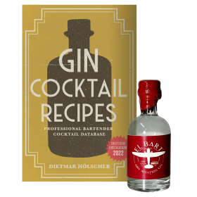 EL BART Gin-Geschenkset | Cocktailbuch + 5cl Dry Aciantion Gin